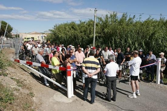 Inauguration voie promenade cyclable