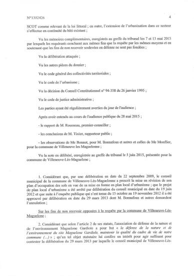 Jugement du tribunal bonnafous contre commune 5