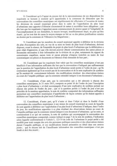 Jugement du tribunal bonnafous contre commune 7