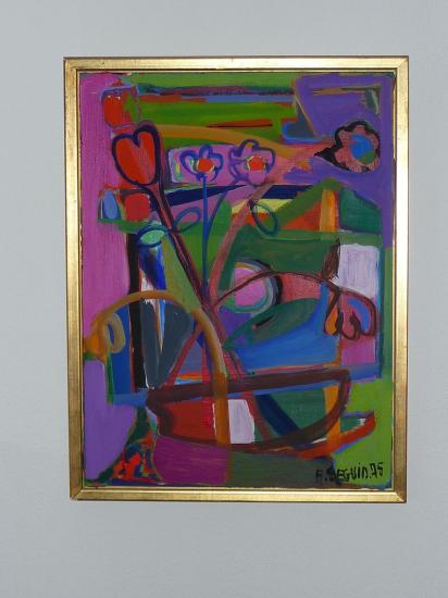 Bouquet de fleur stylisé. Adrien SEGUIN 1975